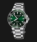 Oris Aquis Date 01-733-7732-4157-07-8-21-05PEB Automatic Green Dial Stainless Steel Strap-0